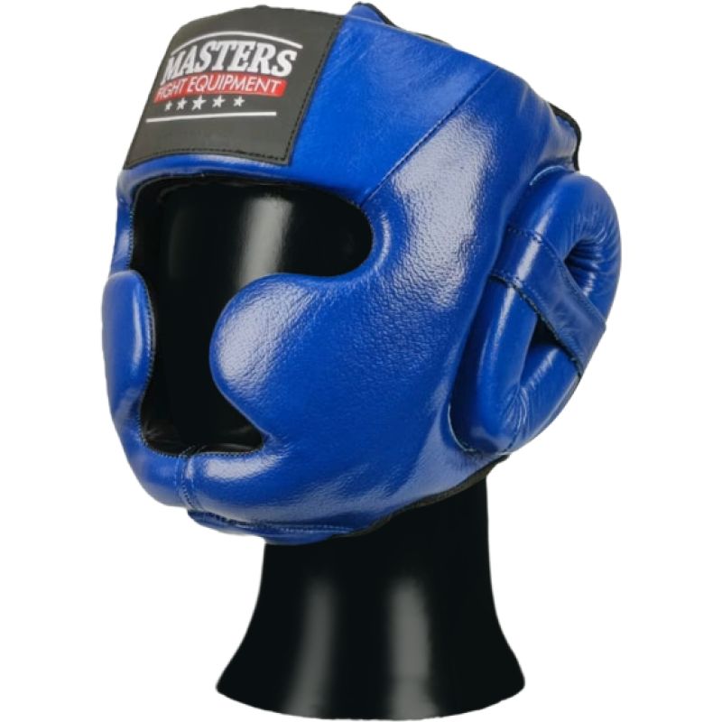 MASTERS FIGHT EQUIPMENT KSS-B-10 leather boxing helmet védőfelszerelés 02203-M