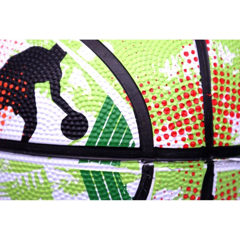 Enero Solid Basketball Size 7 Green And White fehér labda