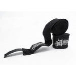 MASTERS FIGHT EQUIPMENT Elastic Boxing Hand Wraps “ONE PUNCH”, 3.5 fekete harcművészeti felszerelés 133256-OP01