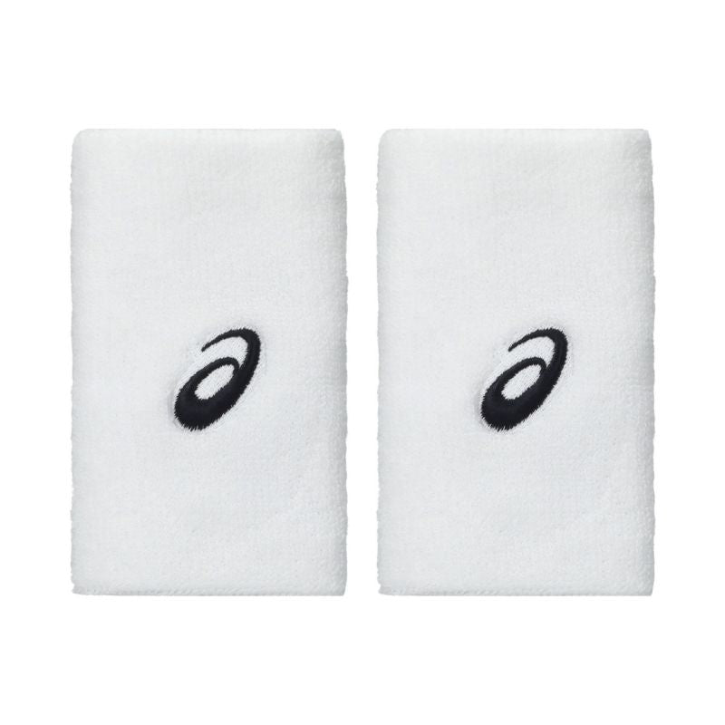 Asics Wrist Band Long Wristband, 2 pcs, white, fehér karszalag 3043A142100