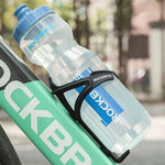 Rockbros 750 ml Bicycle Bottle - Transparent with Blue Mouthpiece niebieski || przezroczysty water bottles, training equipment