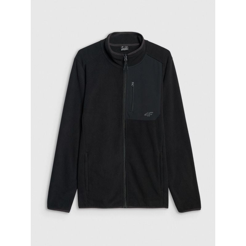 4F Men’s Regular-Fit Fleece with Stand-Up Collar 3xl férfi polár pulóver 4FWAW25TFLEM414-20S