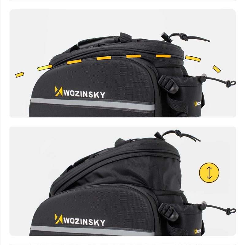 Wozinsky large bike rack 35l + rain cover black ( ) fekete táska 304004-63970