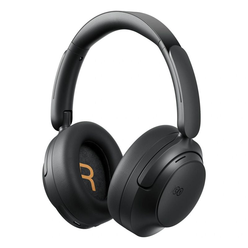 head QCY H3S Wireless On-Ear Headphones with LDAC and ANC Noise Cancellation - Black czarny headsets
