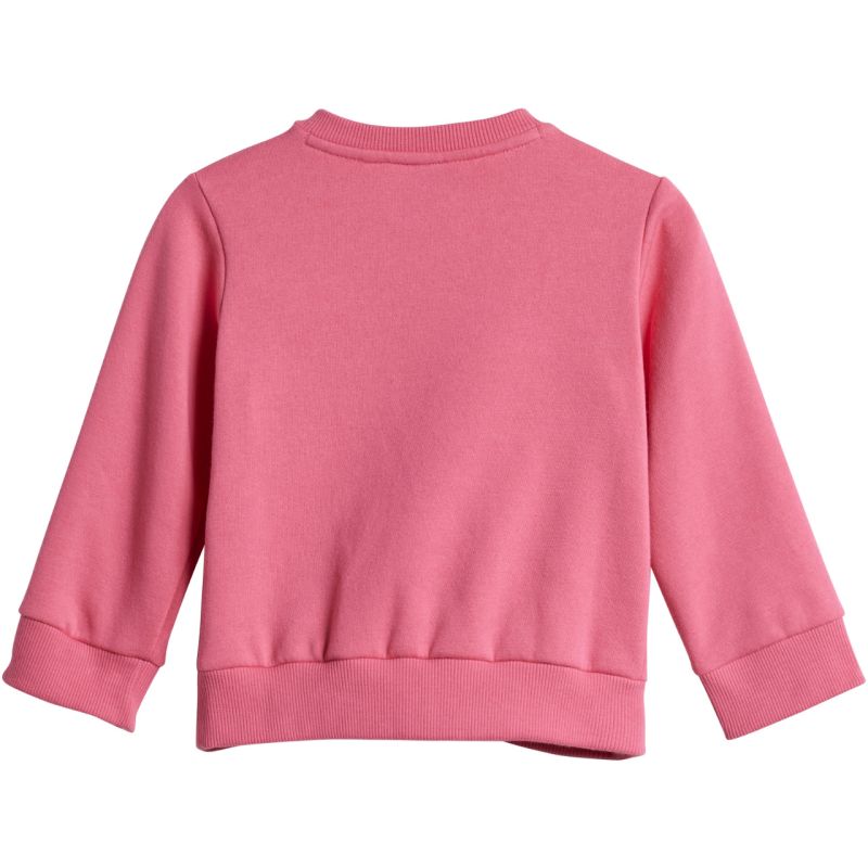 Adidas Essentials Pink and Gray Kids Tracksuit JY0303