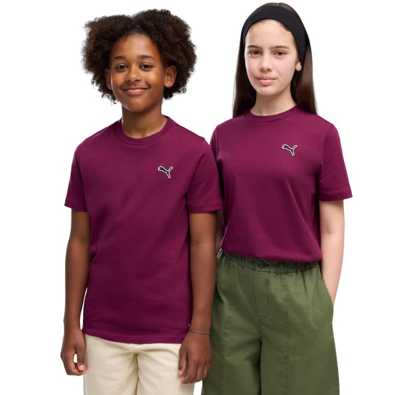 Puma Cls Badge Cat Tee Kids T-Shirt 694700 lila póló 69470041