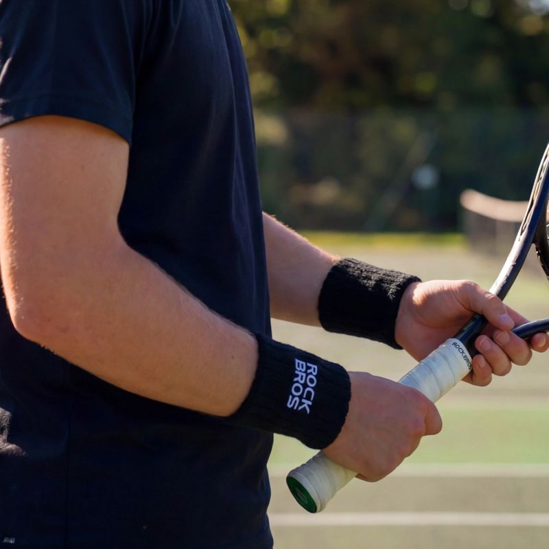 Rockbros 190009 Sports Wristband - Black czarny headbands