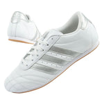 Adidas women's sports shoes Taekwondo Lace white fashionable leather fehér zokni