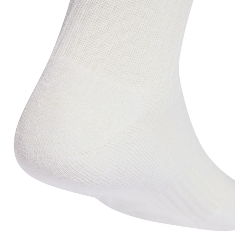 Adidas 3-Stripes Cushioned Sportswear Crew 3 pair socks white and black JZ0532 fekete zokni