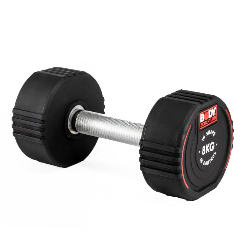 Body Sculpture TPU dumbbell BW 133 8 KG fekete edzőfelszerelés BW1338KG