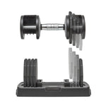 Half Human Adjustable Dumbbell 10kg fekete edzőfelszerelés SFIT-P-HH30002