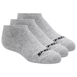 Skechers 3pk Unisex Non Terry No Show Gray