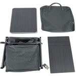 Enero FOLDABLE TRAVEL CABINET WITH 3 SHELVES CAMP tourist equipment