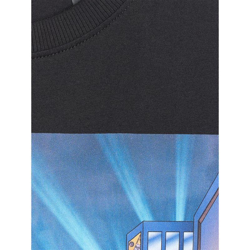 Boy's oversize T-shirt with print 4F 4FJRAW25TTSHM3061-20S