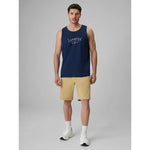 4F Men's regular sleeveless T-shirt with print póló