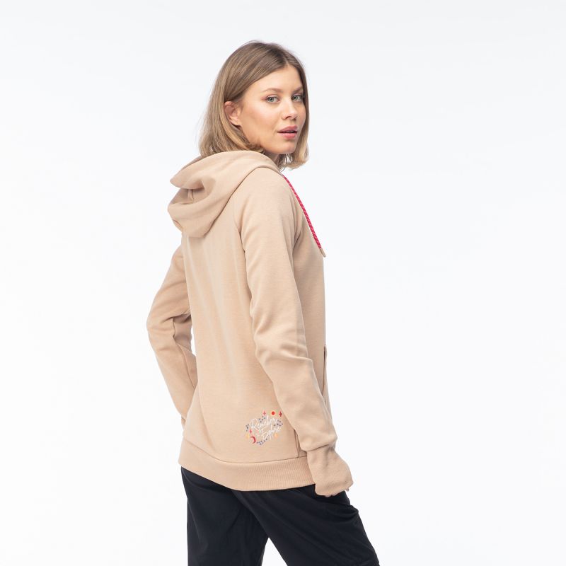Elbrus Elbruz Runa II Sweatshirt W bézs pulóver