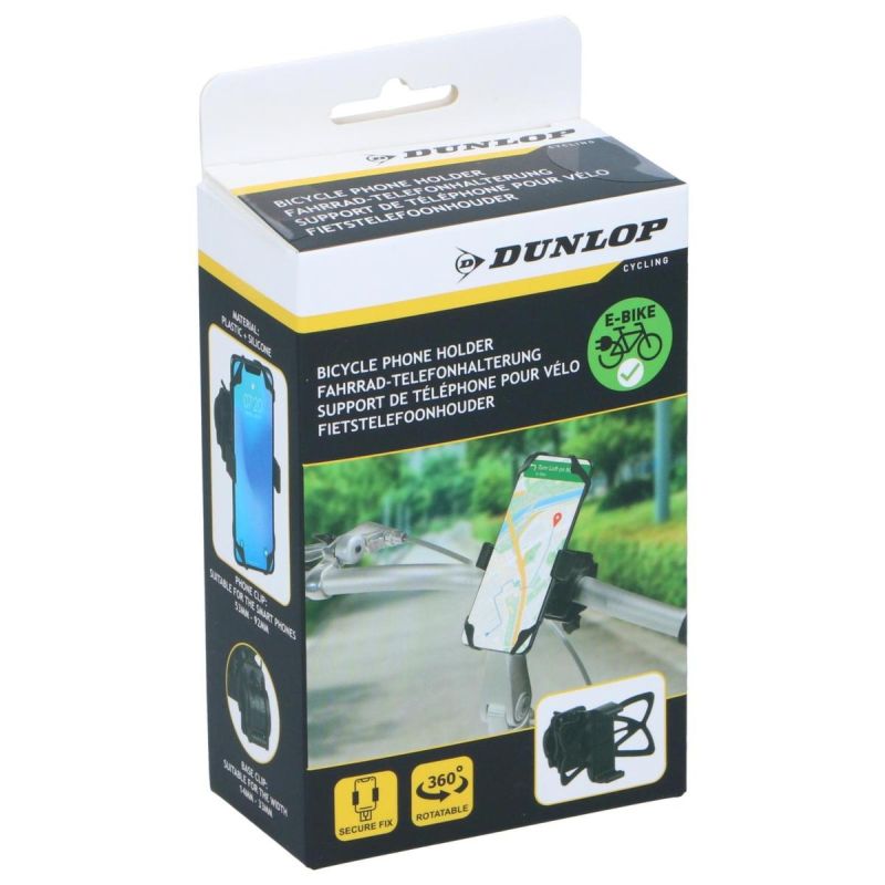 Dunlop Bike Phone Holder Rotary Black fekete kiegészítő GSP-434322