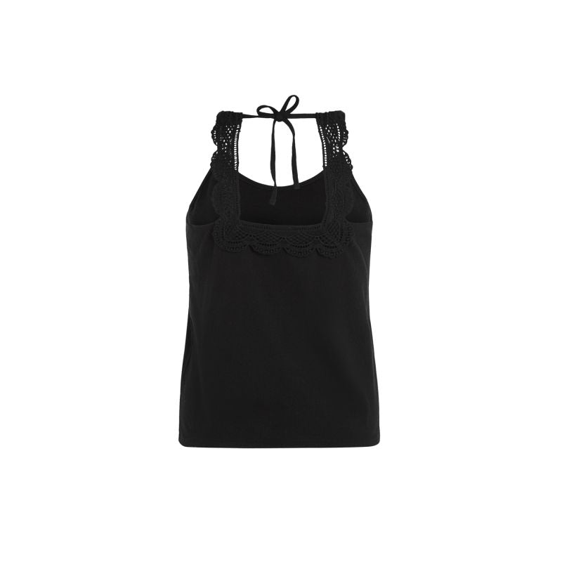 O'Neill Essentials Ava Lace Tank W fekete póló