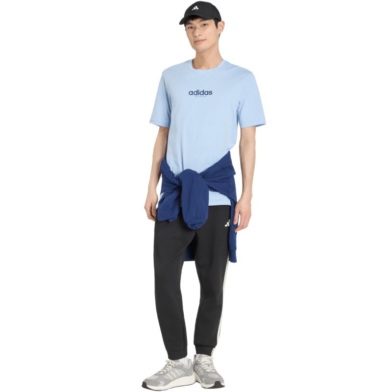 Adidas Men's Burger Flavor Graphic T-shirt light kék ruházat KT9731