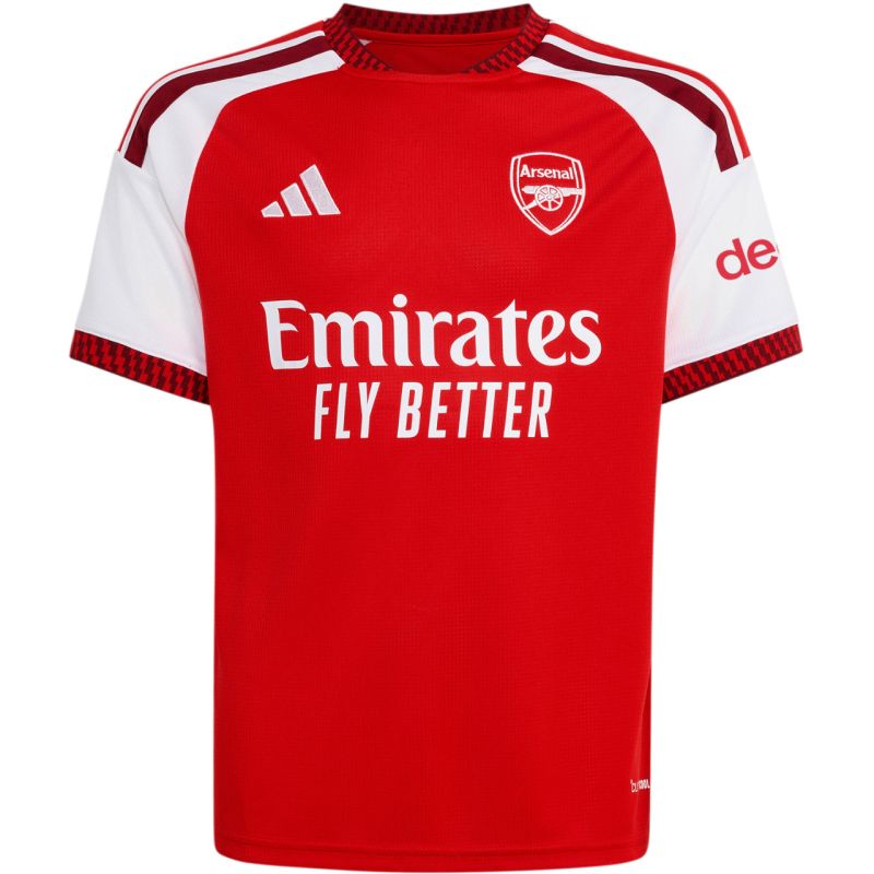 Adidas Arsenal FC 26/27 Home Jersey Kids' Shirt, Red piros gyerek póló KB9947