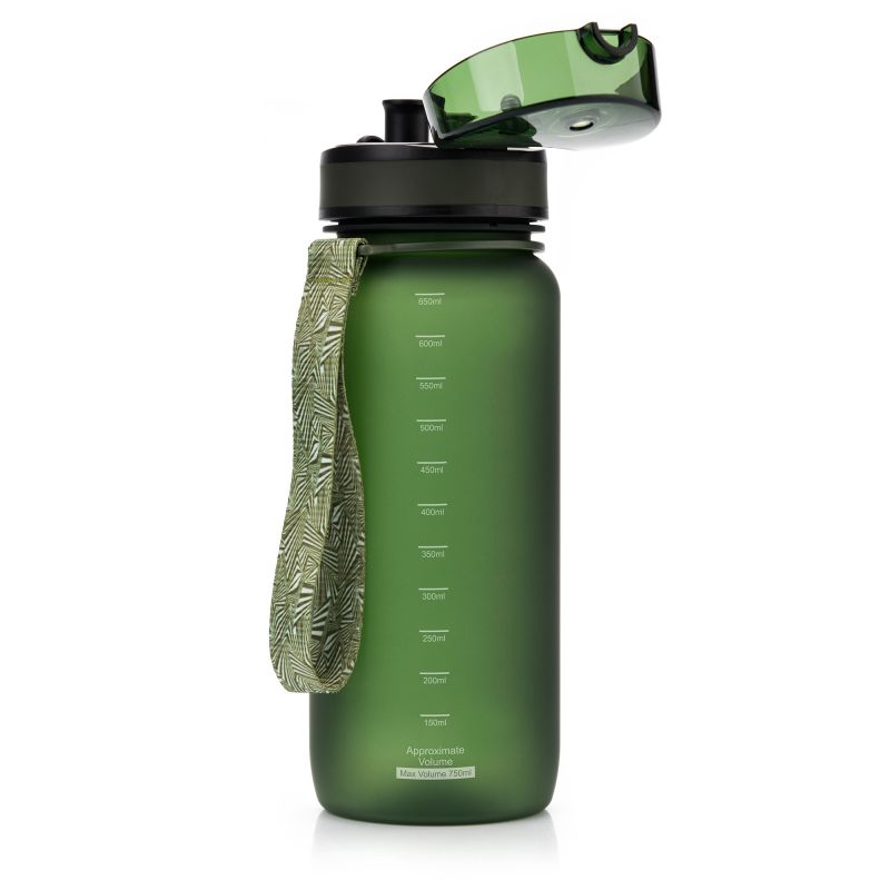 Meteor 650 ml sports bottle dark green uniw water bottles, training equipment