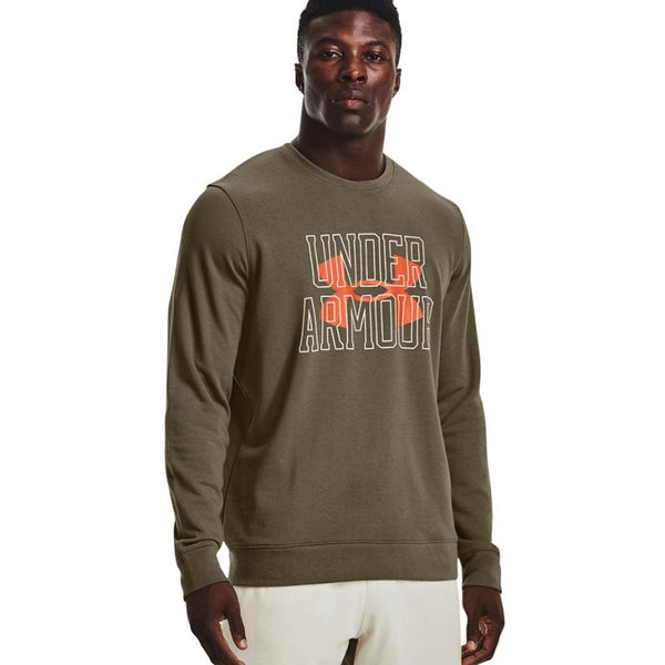 Under Armour Armor UA Rival Terry Logo Crew M 1370391 361 sweatshirt Pulóver