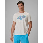 4F Men's regular printed T-shirt póló 4FRSS26TTSHM4295-11S