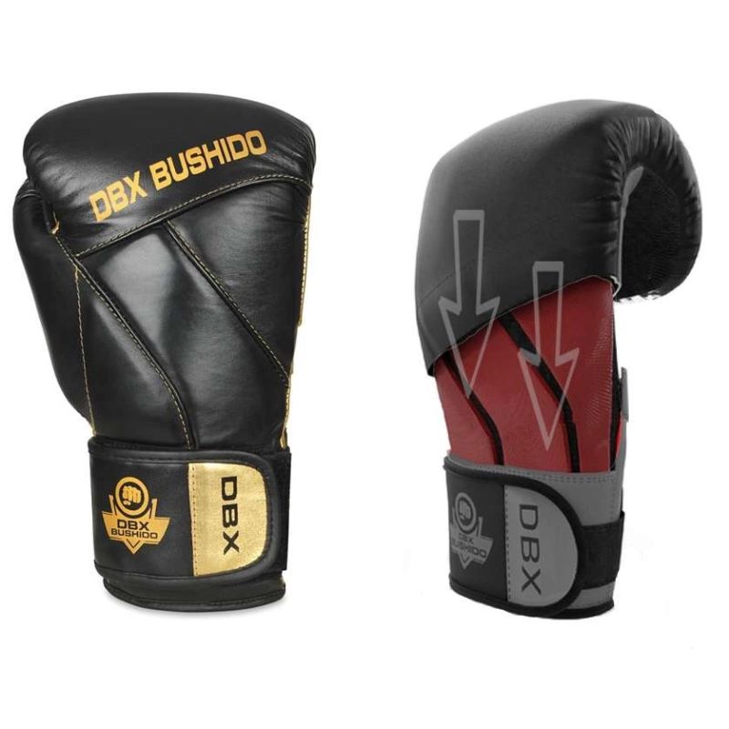 DBX Bushido 10oz Boxing Gloves - Hammer Gold - Legacy Series arany kesztyű