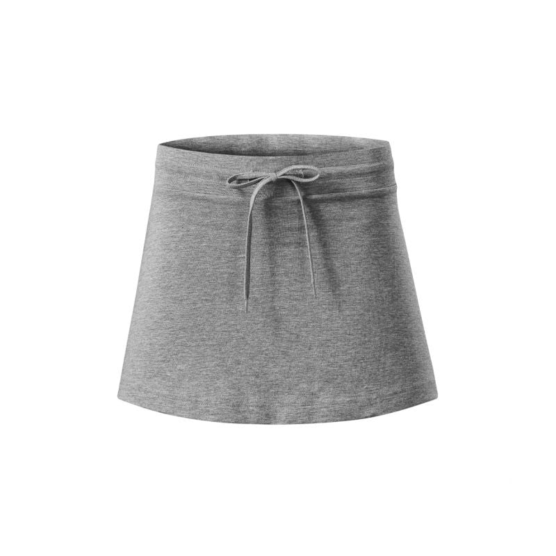 4f Two in one women's skirt (dark gray melange) Ruházat