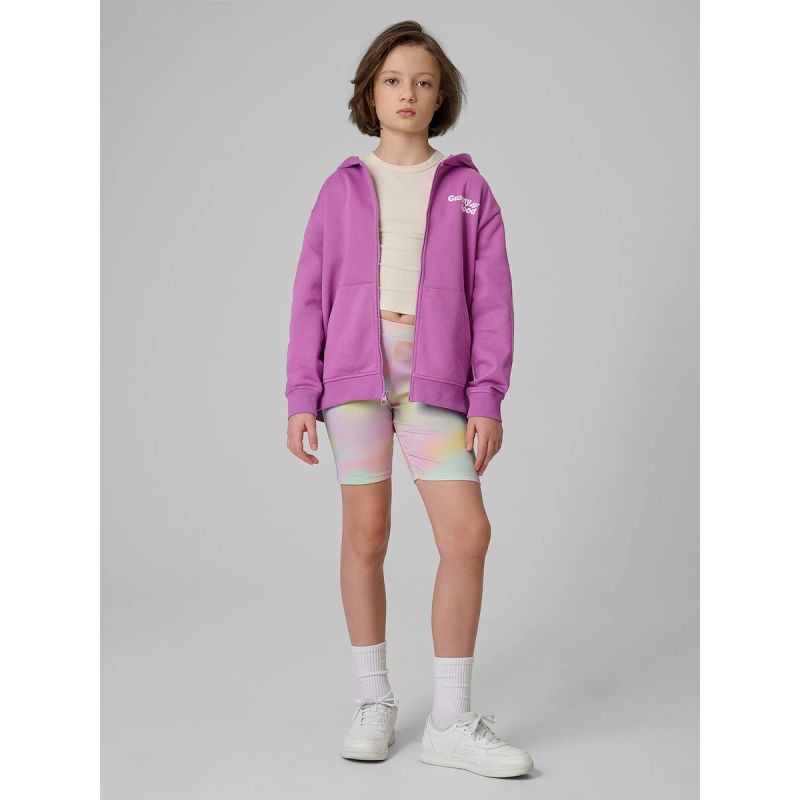 4F Girls’ Loose-Fit Hooded Sweatshirt 158/164 gyerek kapucnis pulóver 4FJRSS26TSWSF2902-51S
