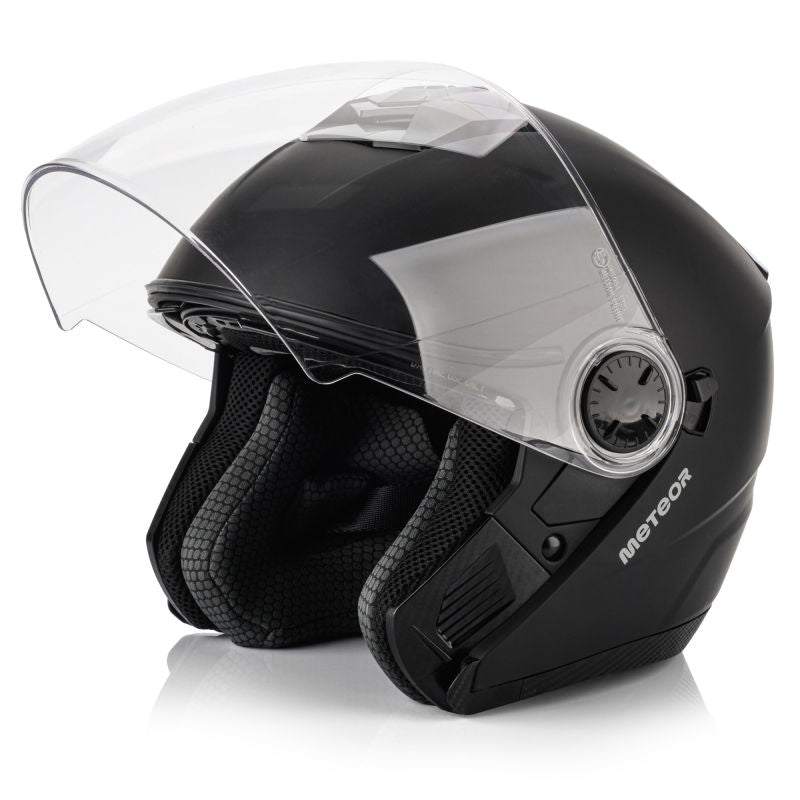Meteor Hekato L motorcycle helmet 59-60 cm black uniw sisak 17891