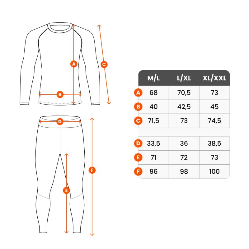 Spokey Lee M 6114300000 thermal underwear m/l aláöltözet