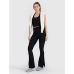 4F Women's slim crop top smooth | Anna Lewandowska atléta 4FALSSS25TSLEF215-20S