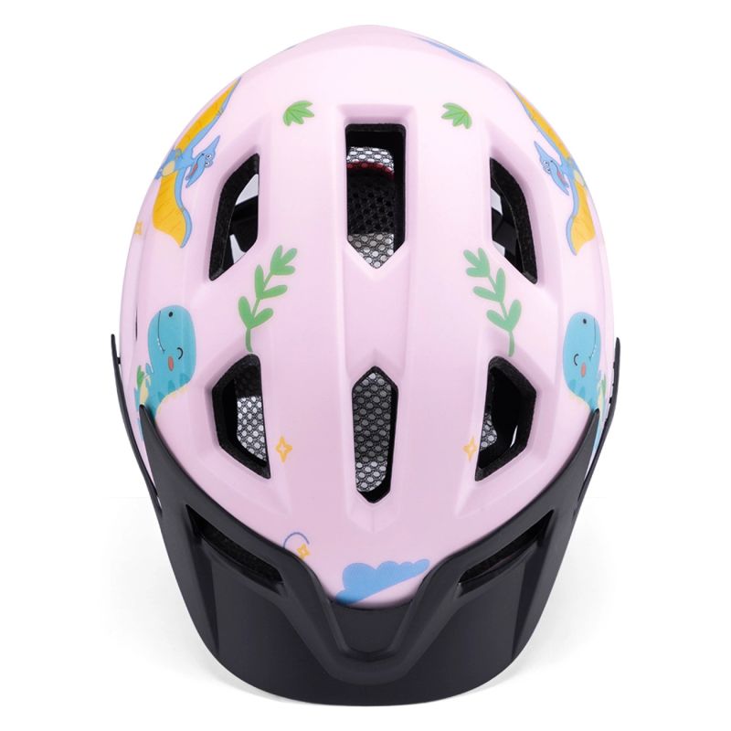 Wozinsky Children's MTB Bike Helmet with Detachable Visor S - Pink 52-56 cm \ różowy védőfelszerelés HT-45R-199826