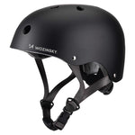 Wozinsky Lightweight BMX/Scooter Helmet S - Black czarny \ 48-52 cm korcsolya HT-38C-199815
