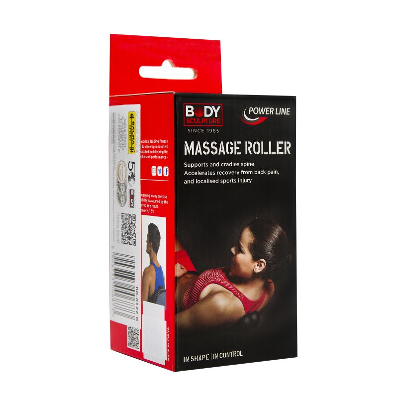 Body Sculpture Ball Duo BB 0122 Massage Roller fekete edzőfelszerelés BB0122