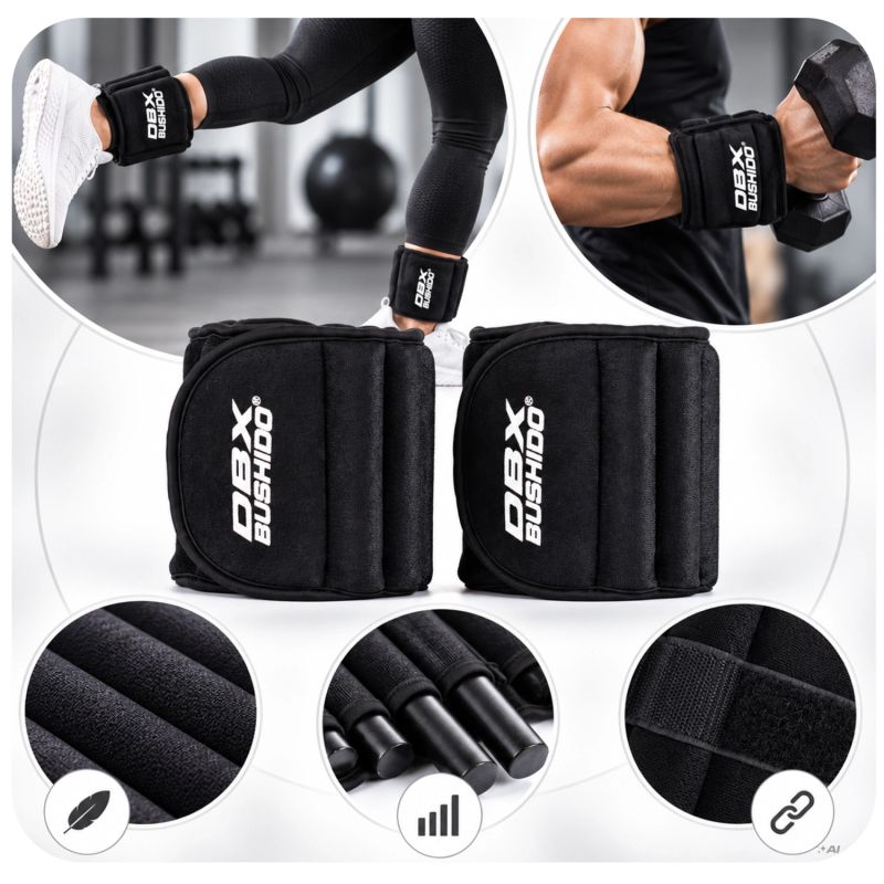 DBX Bushido Wrist and ankle weights - 2 x 2.5 kg | karszalag DBX-OB-25