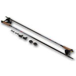 Enero Nordic Walking Poles 1-Sequential 110cm fekete sticks