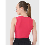 Women's knitted crop top 4F