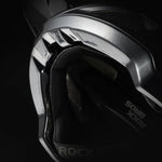 Rockbros LK-99 Mountain Bike Helmet with Adjustable Visor and Magnetic Closure 58-62 cm - Black czarny lights