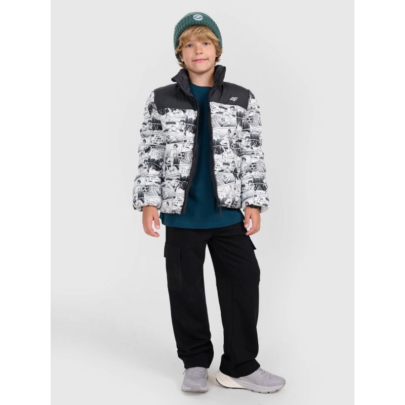 Boy's down with synthetic filling 4F 4FJRAW25TDJAM0749-10A kabát