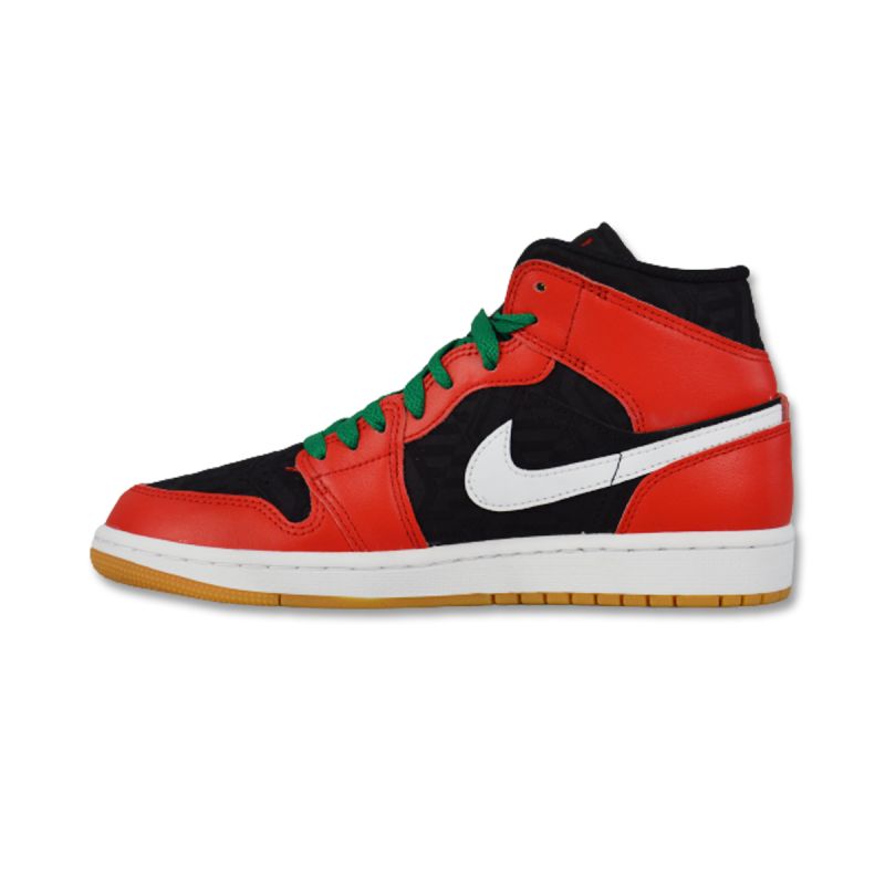 AIR Jordan Men's 1 Mid SE Christmas - fekete cipő