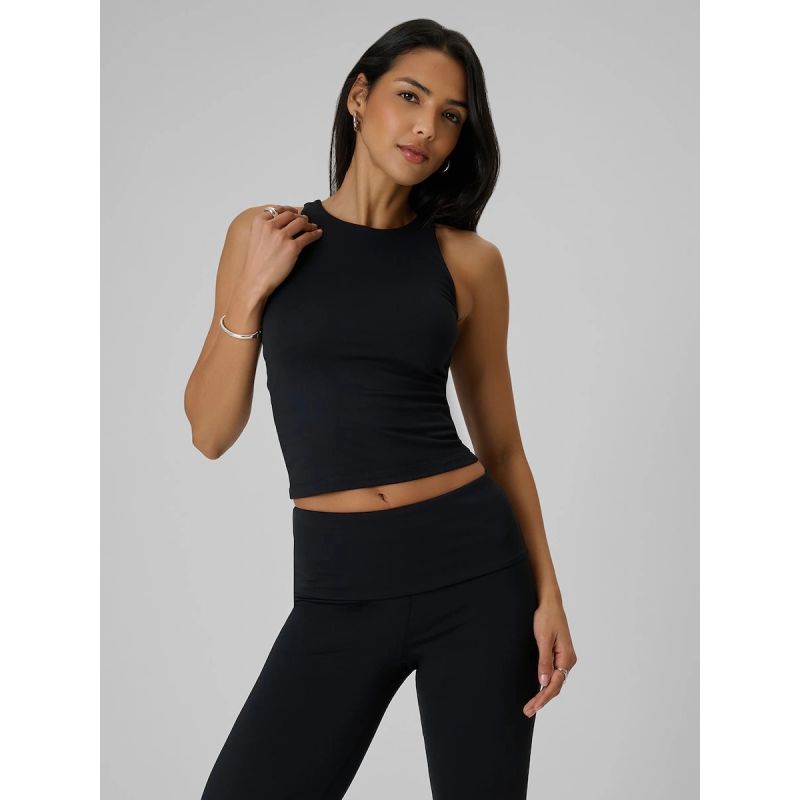 4F Women's sleeveless slim plain t-shirt póló