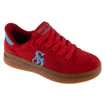 Skechers Slip-Ins Suede Snoop Cupsole Sneaker Red piros utcai cipő 186100-RDBL
