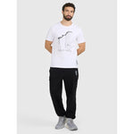 Men's regular printed T-shirt 4F 4FRAW25TTSHM3845-10S póló