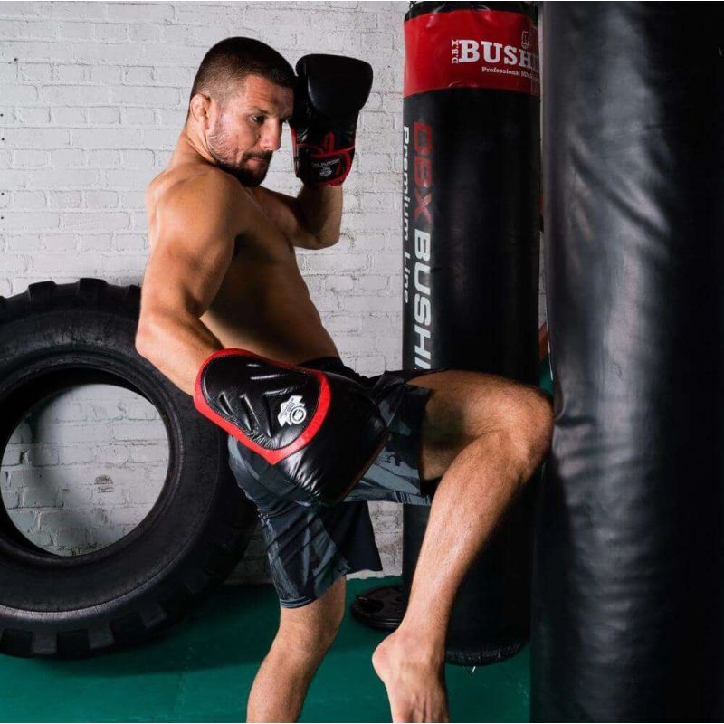 DBX Bushido 10oz Boxing Gloves - Blaze Red - Legacy Series piros kesztyű