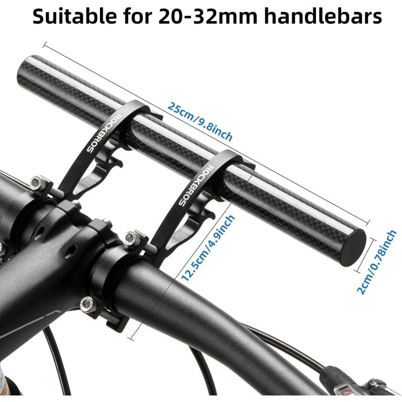 Rockbros bike mount, handlebar extension