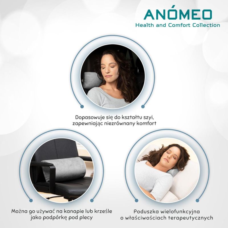 head Small Half-Roll Support Pillow ANOMEO párna GSP-4024077