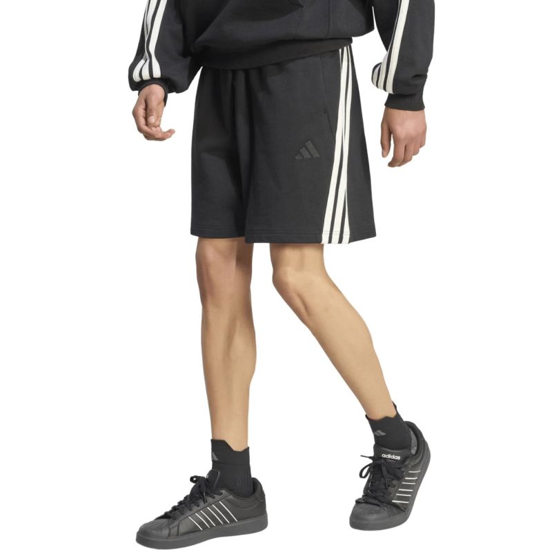 Adidas Men's Kit 3-Stripes black xs 7" short KW2354