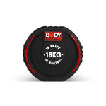 Body Sculpture TPU dumbbell BW 133 18 KG fekete edzőfelszerelés BW13318KG